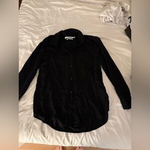 Simons Black Button Down Shirt
